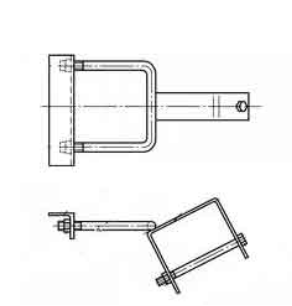 Кронштейн У-4м два отверстия (под СВ95 иСВ 110)