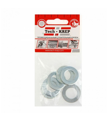 Шайба DIN125а плоская оцинкованная  М16 (6 шт) - пакет Tech-Krep