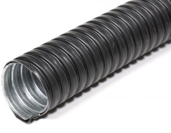 Металлорукав МРПИнг 10 черный в ПВХ изоляции /без протяжки/ ЗЭТА (кратно 50)